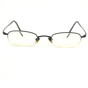 Modo Com Eyeglasses Frame Mod 903‎ Black Half Rim 48-20-145 Japan H13767